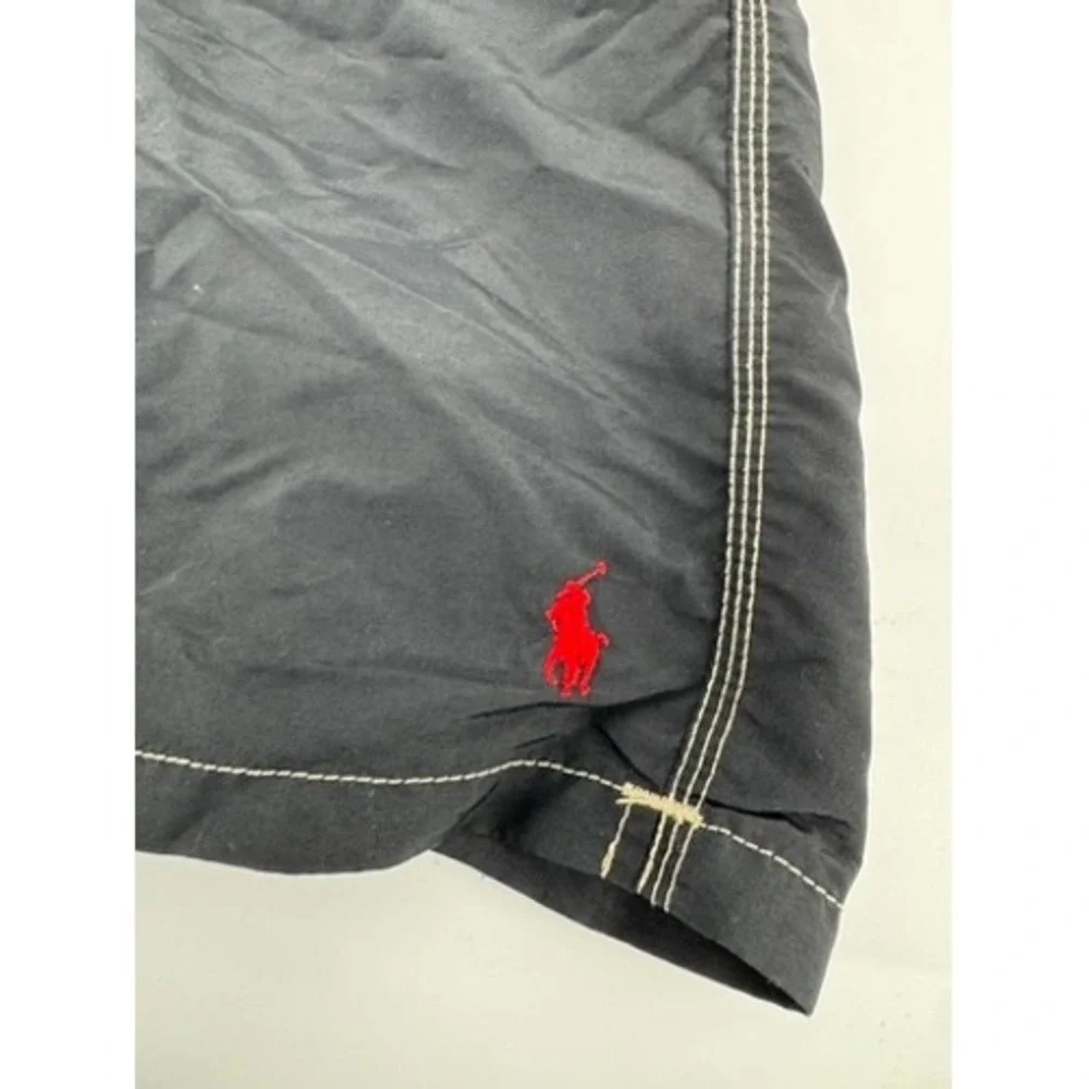 Polo Ralph Lauren Swim Trunks Mens M Navy Blue Cargo Board Shorts